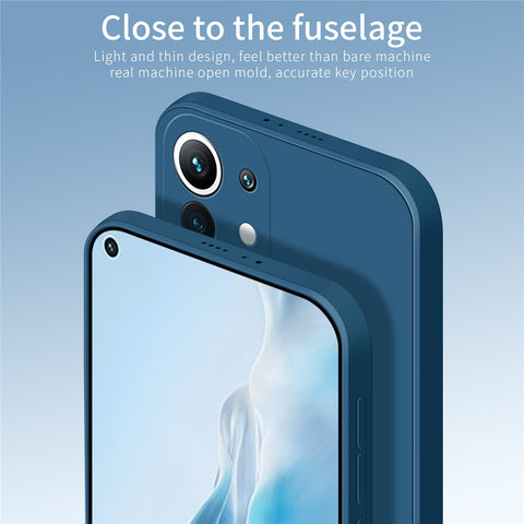 PINWUYO Flexible Silicone Cell Phone Case Cover Protector for Xiaomi Mi 11