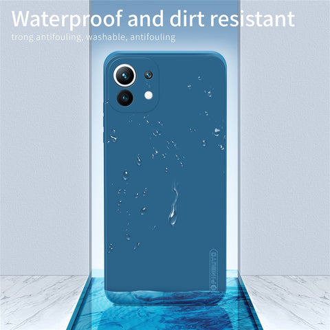 PINWUYO Flexible Silicone Cell Phone Case Cover Protector for Xiaomi Mi 11