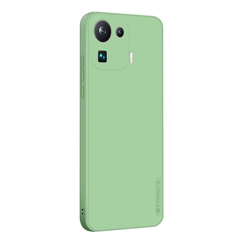 PINWUYO Precise Cut-Out Soft Silicone Cell Phone Case Cover Protector for Xiaomi Mi 11 Pro