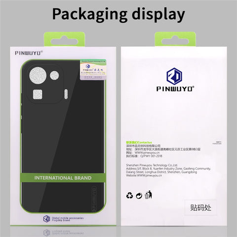 PINWUYO Precise Cut-Out Soft Silicone Cell Phone Case Cover Protector for Xiaomi Mi 11 Pro