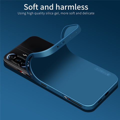 PINWUYO Soft Silicone Cell Phone Case Cover Protector for Xiaomi Redmi K40 Gaming