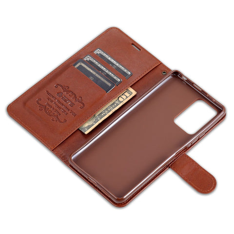 AZNS Full Protection Wallet Leather Stand Case for Xiaomi Redmi Note 10 Pro 4G (Global) / Note 10 Pro 4G (India) / Note 10 Pro Max