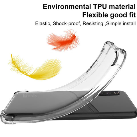 IMAK Full Body Rugged Soft TPU Cover Slim Shockproof Phone Bumper with Screen Protector for Xiaomi Redmi Note 10 Pro Max / Note 10 Pro 4G (Global) / Note 10 Pro 4G (India)