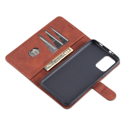 AZNS All-round Wallet Stand Design PU Leather Phone Cover Case for Xiaomi Redmi 9T/9 Power/Note 9 4G (Qualcomm Snapdragon 662)/Poco M3