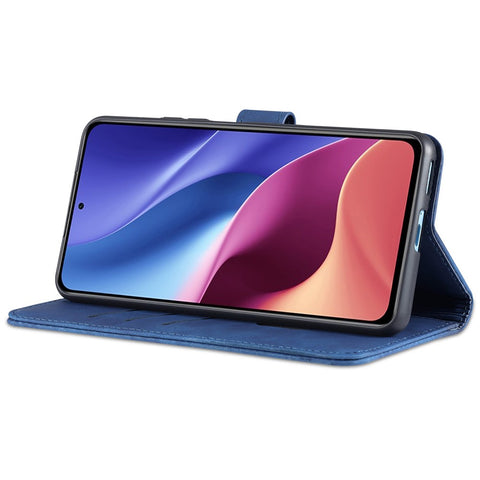 AZNS PU Leather Wallet Design All-round Protection Phone Stand Cover Case for Xiaomi Redmi K40/K40 Pro/Mi 11i/Poco F3