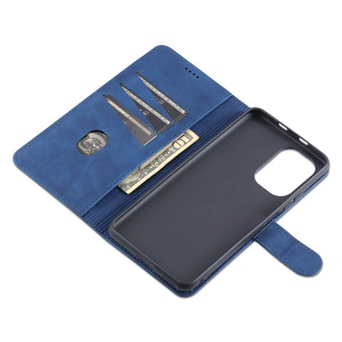 AZNS PU Leather Wallet Design All-round Protection Phone Stand Cover Case for Xiaomi Redmi K40/K40 Pro/Mi 11i/Poco F3