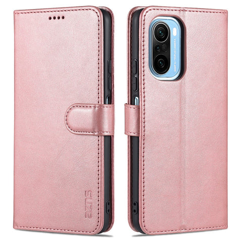 AZNS PU Leather Wallet Design All-round Protection Phone Stand Cover Case for Xiaomi Redmi K40/K40 Pro/Mi 11i/Poco F3
