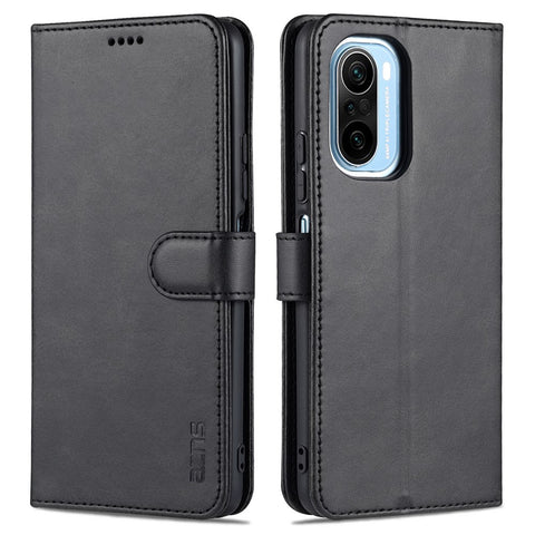 AZNS PU Leather Wallet Design All-round Protection Phone Stand Cover Case for Xiaomi Redmi K40/K40 Pro/Mi 11i/Poco F3