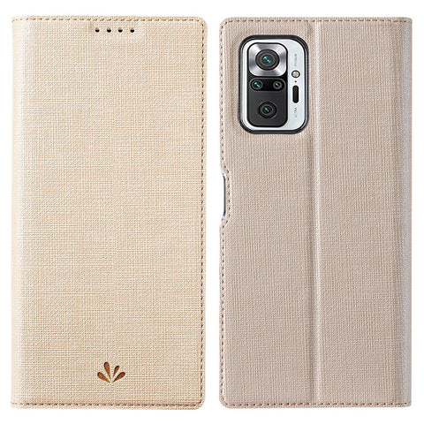 VILI DMX Series Leather Protector Stand Cover with Single Card Slot for Xiaomi Redmi Note 10 Pro