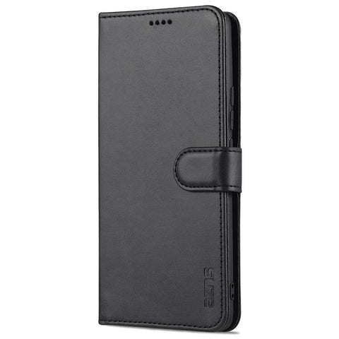 AZNS Wallet Case PU Leather Shock-Absorbent Bumper Stand Magnetic Closure Flip Folio Cover for Xiaomi Mi 11 Ultra