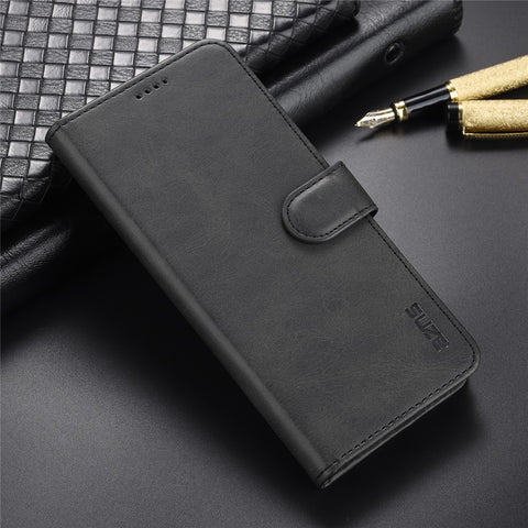 AZNS Wallet Case PU Leather Shock-Absorbent Bumper Stand Magnetic Closure Flip Folio Cover for Xiaomi Mi 11 Ultra