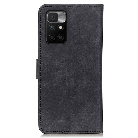 KHAZNEH Vintage Style Leather Wallet Phone Protection Case with Stand Design for Xiaomi Redmi 10 4G (2021)