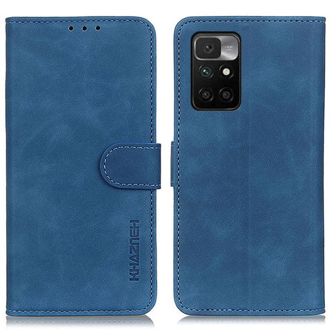 KHAZNEH Vintage Style Leather Wallet Phone Protection Case with Stand Design for Xiaomi Redmi 10 4G (2021)