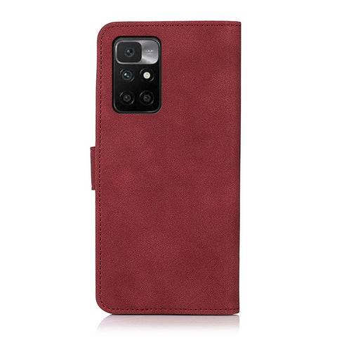KHAZNEH Magnetic Closure PU Leather Cell Phone Cover Case with Wallet Stand for Xiaomi Redmi Note 11 4G (MediaTek)/Redmi 10 4G/Redmi 10 2022 4G/10 Prime