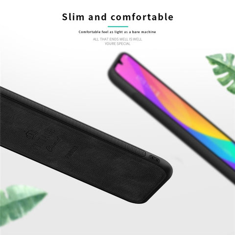 PINWUYO Honorable Series Anti-Drop Lightweight Slim Leather Coated PC + TPU Combo Case for Xiaomi Mi CC9/CC9 Meitu Edition/9 Lite