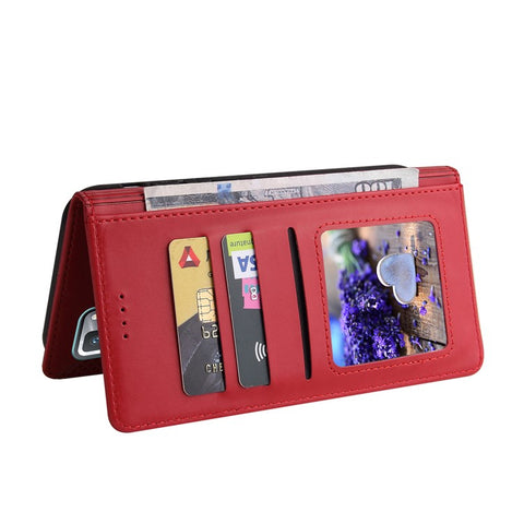 GQ.UTROBE 009 Series Multi-function Card Slot Phone Cover Leather Wallet Phone Case with Stand for Xiaomi Redmi Note 10 Pro 4G (Global)/Note 10 Pro 4G (India)/Note 10 Pro Max
