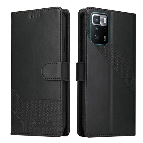 GQ.UTROBE 009 Series Multi-function Card Slot Phone Cover Leather Wallet Phone Case with Stand for Xiaomi Redmi Note 10 Pro 4G (Global)/Note 10 Pro 4G (India)/Note 10 Pro Max