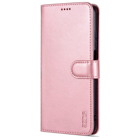 AZNS Leather Wallet Stand Phone Case Flip Card Slots Protected Fully Phone Shell for Xiaomi Redmi 10 4G (2021)/Redmi 10 2022 4G/Redmi Note 11 4G (MediaTek)/Redmi 10 Prime