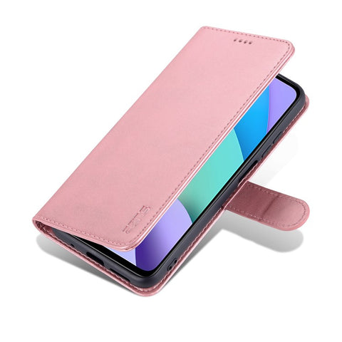 AZNS Leather Wallet Stand Phone Case Flip Card Slots Protected Fully Phone Shell for Xiaomi Redmi 10 4G (2021)/Redmi 10 2022 4G/Redmi Note 11 4G (MediaTek)/Redmi 10 Prime