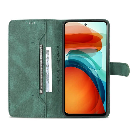 AZNS Shockproof Anti-Drop Wallet Design Phone Case Flip Phone Cover with Stand for Xiaomi Redmi Note 10 Pro 5G (China)/Poco X3 GT