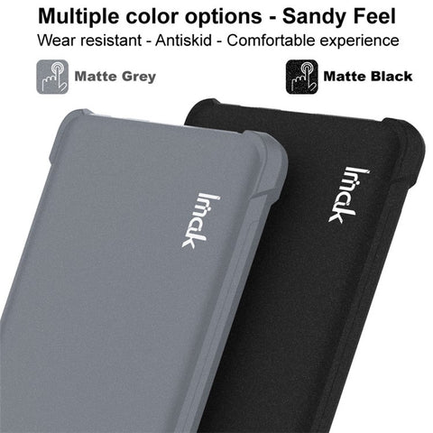 IMAK Four Corners Airbag Design Matte TPU Shock-Absorbing Protection Cover with Screen Protector for Xiaomi Black Shark 4 / 4 Pro