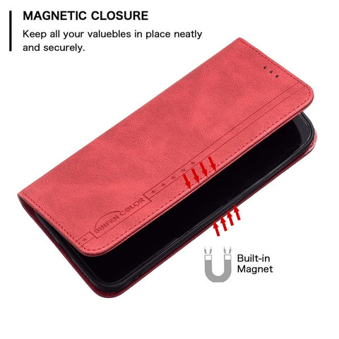BINFEN COLOR Auto-absorbed Shockproof Scratch Resistant Anti-swiping Design TPU + PU Leather Phone Case Stand Cover for Xiaomi Redmi Note 9 Pro Max / Redmi Note 9 Pro / Redmi Note 9S