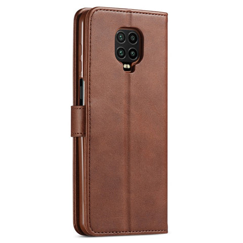 LC.IMEEKE PU Leather Wallet Stand Protective Phone Cover Case for Xiaomi Redmi Note 10 Lite