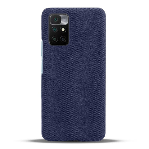 Phone Cover Well-Protected Cloth Coated Plastic Phone Case for Xiaomi Redmi Note 11 4G (MediaTek) / 10 4G (2021) / 10 2022 4G