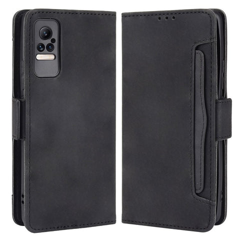 Flip Phone Case PU Leather Cover Multiple Card Slot Practical Wallet Stand Cellphone Protector for Xiaomi Civi