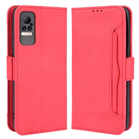 Flip Phone Case PU Leather Cover Multiple Card Slot Practical Wallet Stand Cellphone Protector for Xiaomi Civi