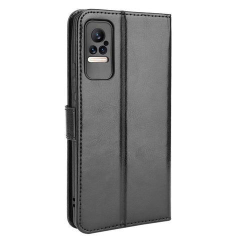 Crazy Horse Texture PU Leather Wallet Stand Mobile Phone Protective Case Cover for Xiaomi Civi