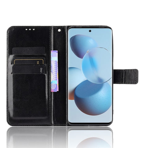 Crazy Horse Texture PU Leather Wallet Stand Mobile Phone Protective Case Cover for Xiaomi Civi