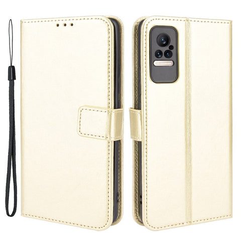 Crazy Horse Texture PU Leather Wallet Stand Mobile Phone Protective Case Cover for Xiaomi Civi
