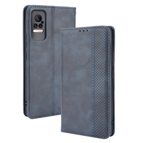 Fashionable Retro Textured Surface Shockproof Phone Leather Case Wallet Stand Cover for Xiaomi Civi