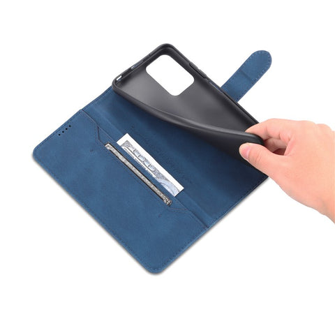 AZNS Wallet Stand Leather Case Folio Flip Phone Case Protector for Xiaomi Redmi Note 11 4G (MediaTek)/10 4G (2021)/10 2022 4G/10 Prime
