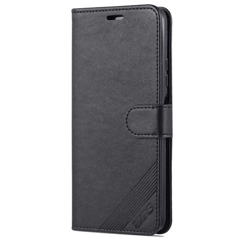 AZNS for Xiaomi Redmi Note 11 5G (China) (MediaTek)/Note 11T 5G/Note 11S 5G PU Leather Anti-Drop Dual-Sided Magnetic Clasp Wallet Holder Design Phone Case