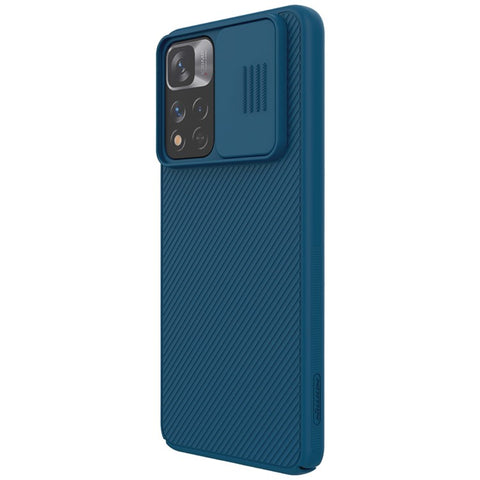 NILLKIN CamShield Slide Camera Cover Drop-proof Accurate Cutouts PC Hard Phone Cover Case for Xiaomi Redmi Note 11 Pro 5G (China) (MediaTek)/11 Pro+ 5G
