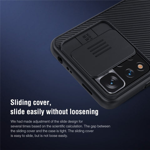 NILLKIN CamShield Slide Camera Cover Drop-proof Accurate Cutouts PC Hard Phone Cover Case for Xiaomi Redmi Note 11 Pro 5G (China) (MediaTek)/11 Pro+ 5G