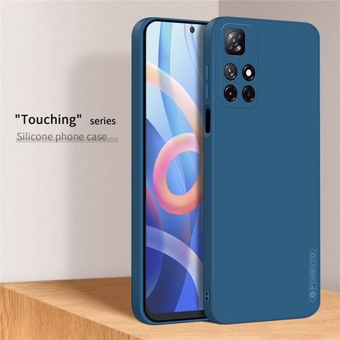 PINWUYO Silicone Phone Case Precise Cutouts Phone Cover for Xiaomi Redmi Note 11 5G (China) (Mediatek) / Redmi Note 11T 5G / Redmi Note 11S 5G