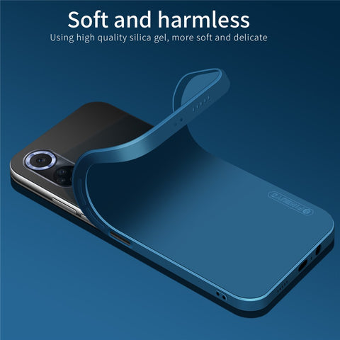 PINWUYO Silicone Phone Case Precise Cutouts Phone Cover for Xiaomi Redmi Note 11 5G (China) (Mediatek) / Redmi Note 11T 5G / Redmi Note 11S 5G