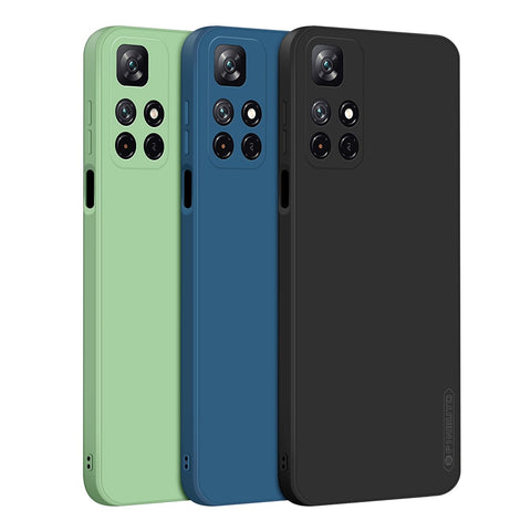 PINWUYO Silicone Phone Case Precise Cutouts Phone Cover for Xiaomi Redmi Note 11 5G (China) (Mediatek) / Redmi Note 11T 5G / Redmi Note 11S 5G