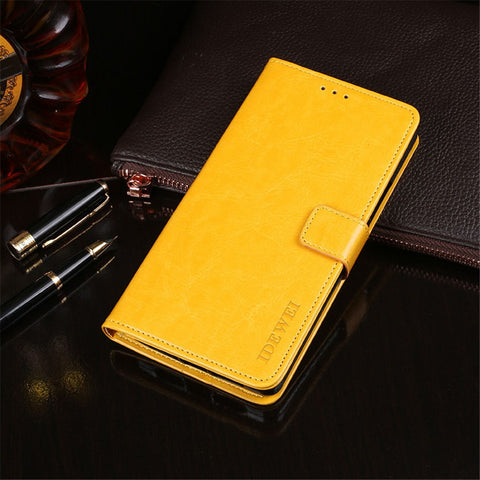 IDEWEI Lightweight Premium PU Leather and TPU Good Protection Stand Wallet Mobile Phone Cover for Xiaomi Redmi Note 11 Pro+ 5G/11 Pro 5G (China) (MediaTek)