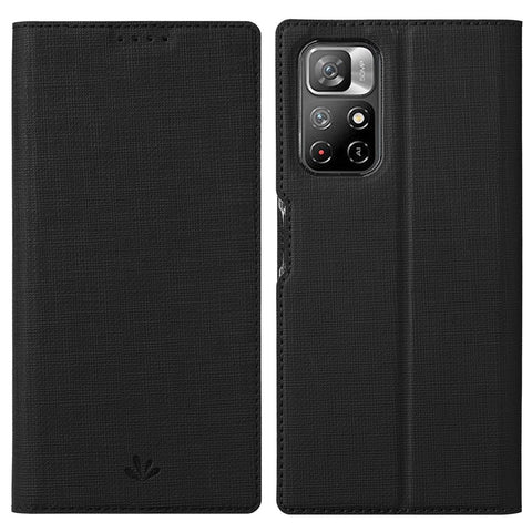 VILI DMX Series Anti-scratch Mobile Phone Bag Case PU Leather Stand Auto Magnetic Closed Phone Cover for Xiaomi Redmi Note 11 5G (China) (MediaTek)/Note 11S 5G/Note 11T 5G