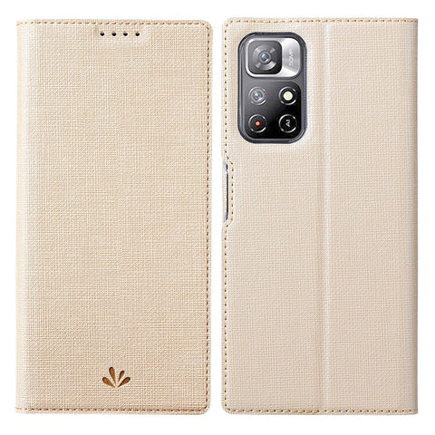 VILI DMX Series Anti-scratch Mobile Phone Bag Case PU Leather Stand Auto Magnetic Closed Phone Cover for Xiaomi Redmi Note 11 5G (China) (MediaTek)/Note 11S 5G/Note 11T 5G