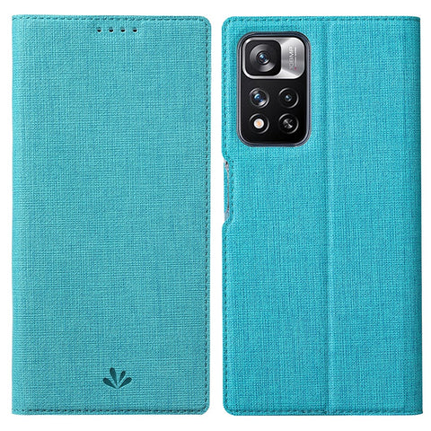 VILI DMX Series Flip Phone Case Textured PU Leather Stand Auto Magnetic Closed Phone Cover for Xiaomi Redmi Note 11 Pro+ 5G/Redmi Note 11 Pro 5G (China) (MediaTek)