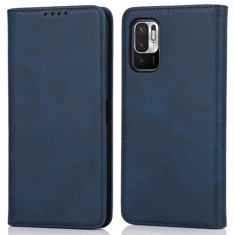 Magnetic Absorption PU Leather Shockproof TPU Stand Flip Wallet Phone Cover for Xiaomi Redmi Note 10 JE