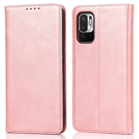 Magnetic Absorption PU Leather Shockproof TPU Stand Flip Wallet Phone Cover for Xiaomi Redmi Note 10 JE