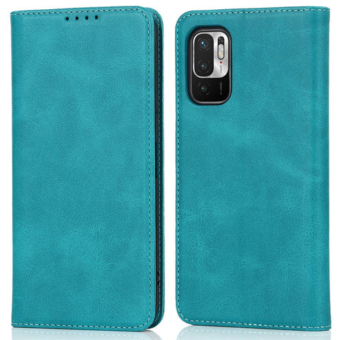 Magnetic Absorption PU Leather Shockproof TPU Stand Flip Wallet Phone Cover for Xiaomi Redmi Note 10 JE