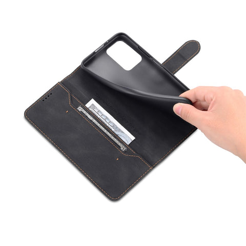 AZNS for Xiaomi Poco M4 Pro 5G / Redmi Note 11 5G (China) (MediaTek) Magnetic Closure PU Leather Flip Wallet Case Stand Phone Cover