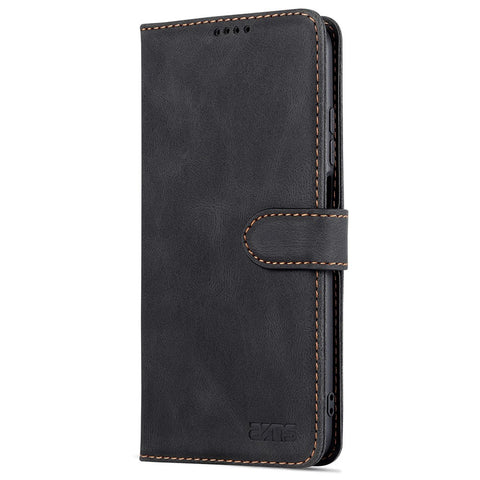 AZNS for Xiaomi Poco M4 Pro 5G / Redmi Note 11 5G (China) (MediaTek) Magnetic Closure PU Leather Flip Wallet Case Stand Phone Cover